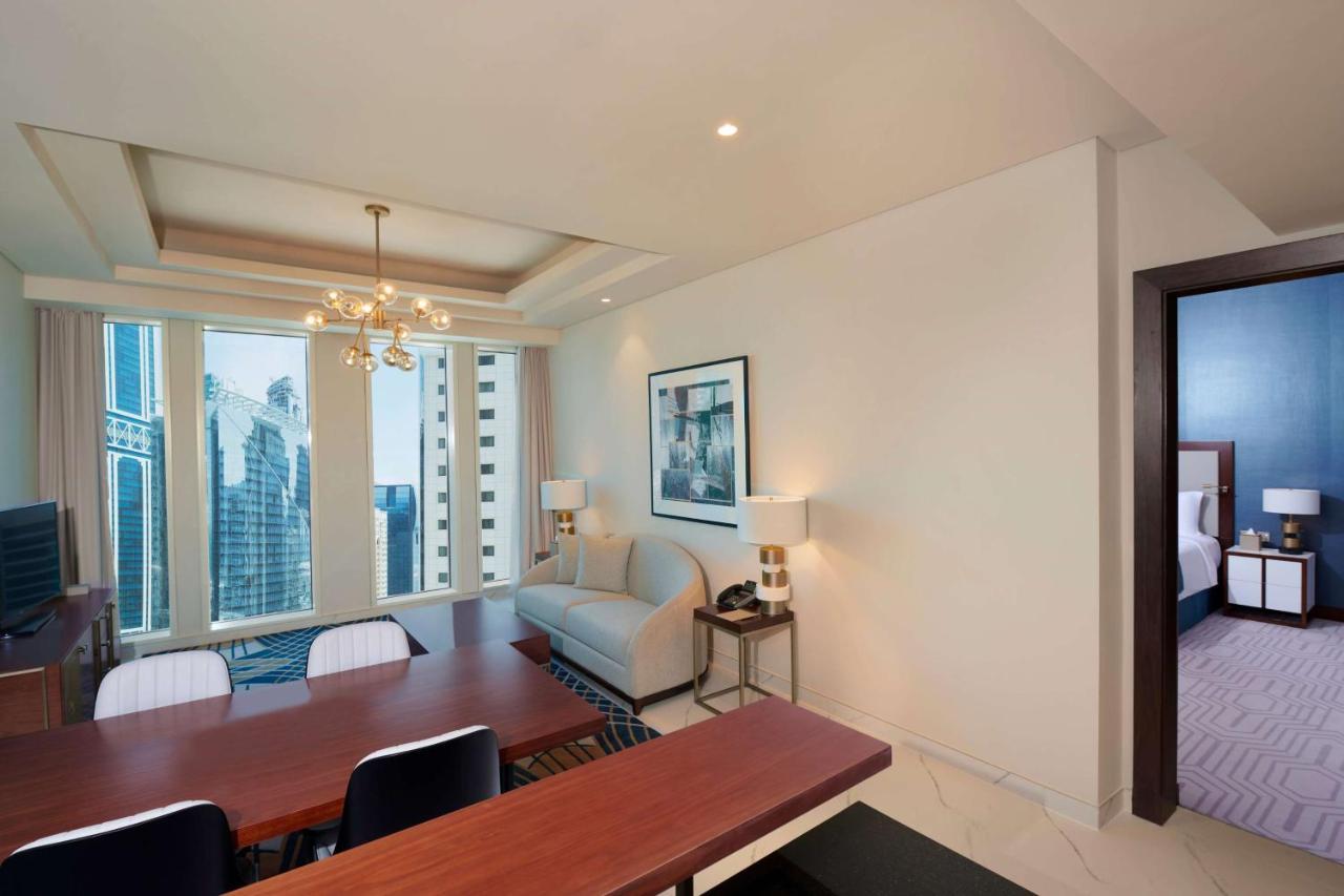 Wyndham Grand Doha West Bay Beach Exterior photo A suite at the hotel
