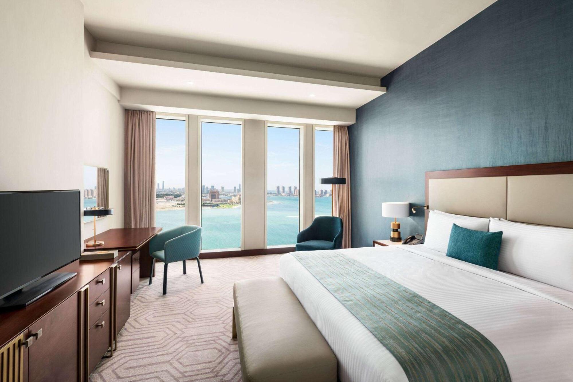 Wyndham Grand Doha West Bay Beach Exterior photo A guest room at the hotel
