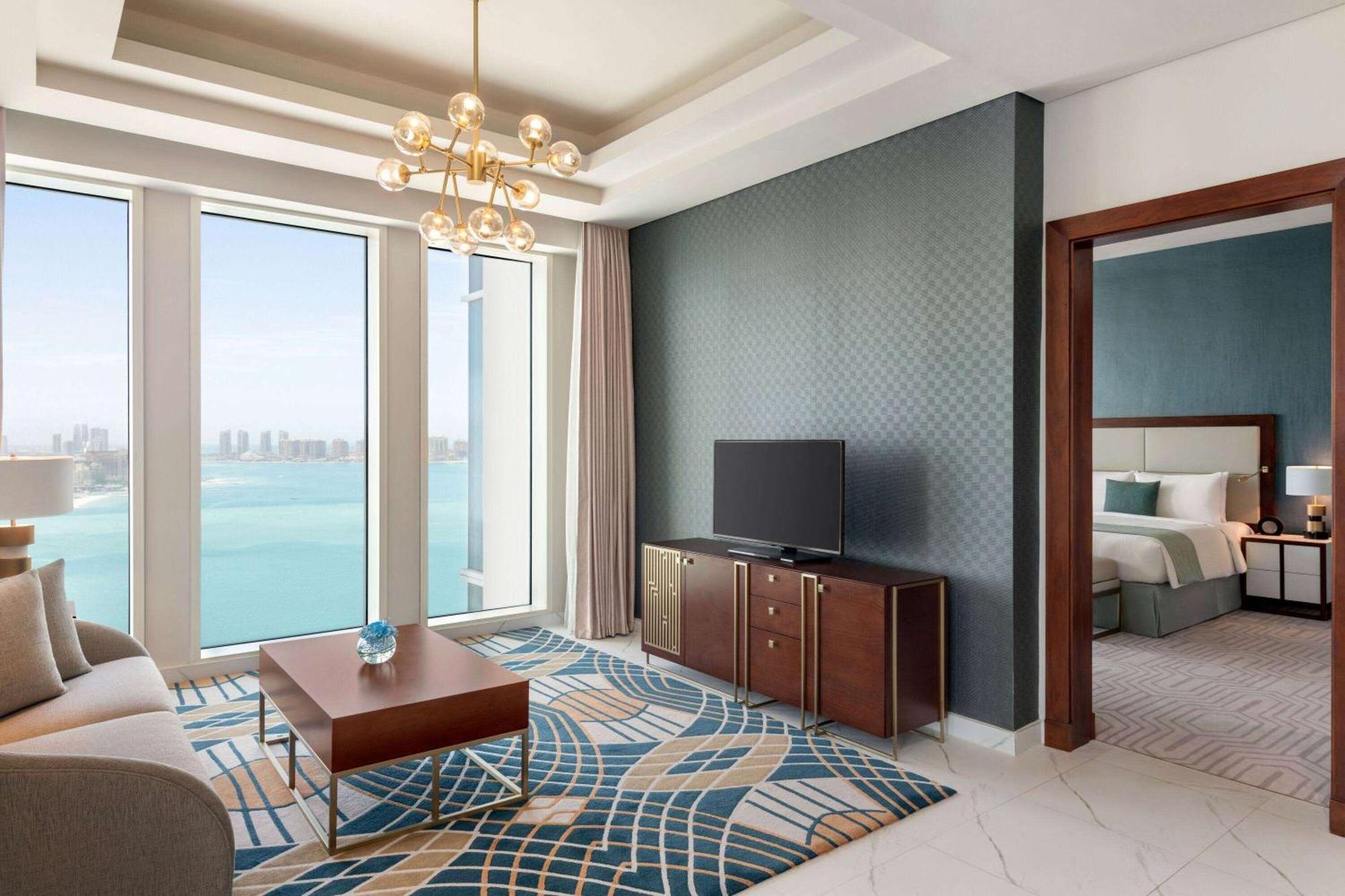 Wyndham Grand Doha West Bay Beach Exterior photo A suite at the hotel